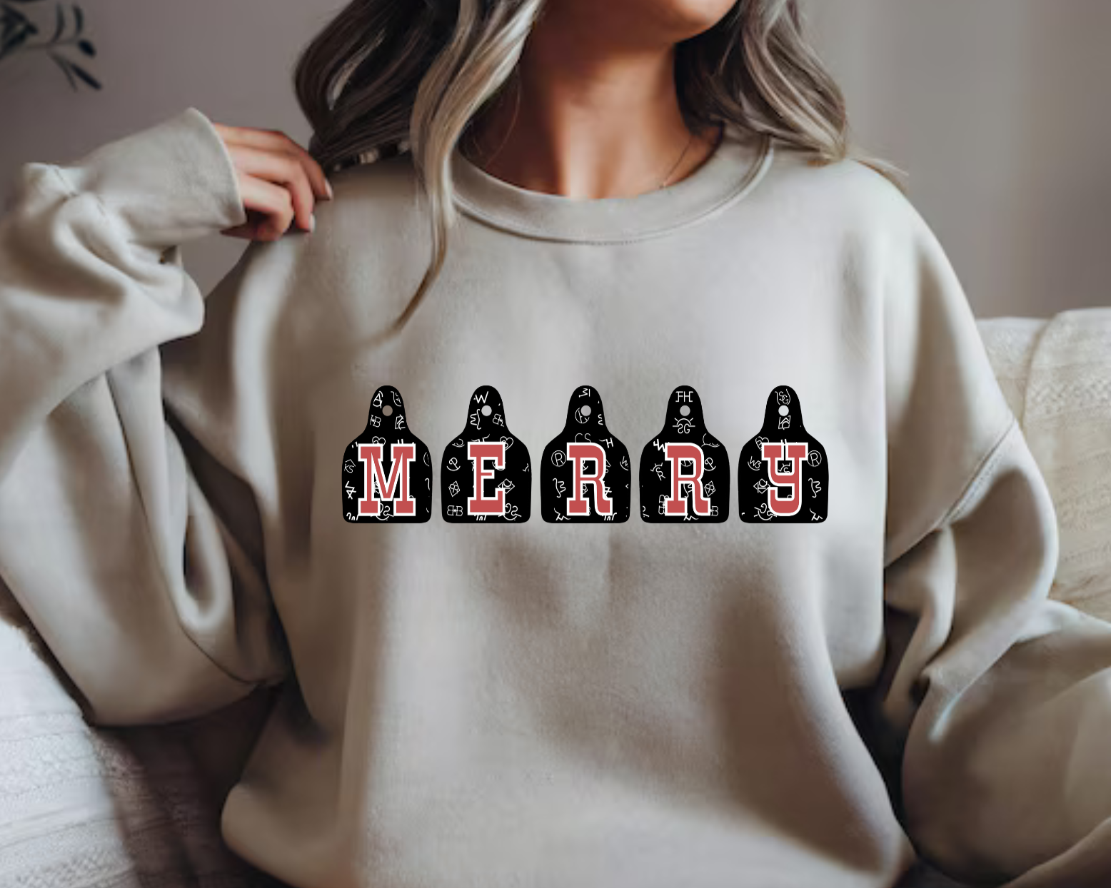Merry Cow Tag